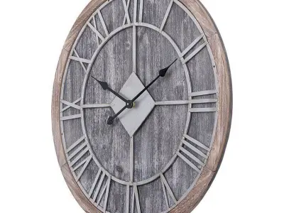 Bernhard Wood Wall Clock 3D model