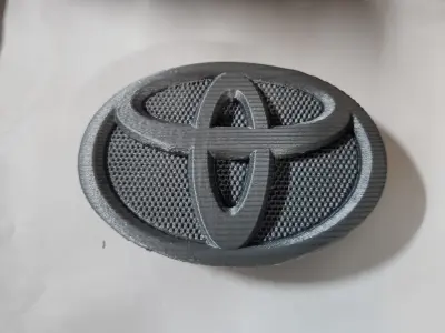 toyota corolla professional bumper emblem 3D print model