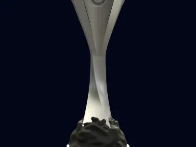 Concacaf Nations League Trophy 3D model