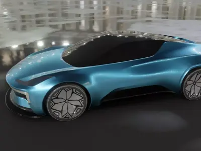 Polestar concept car 3D model