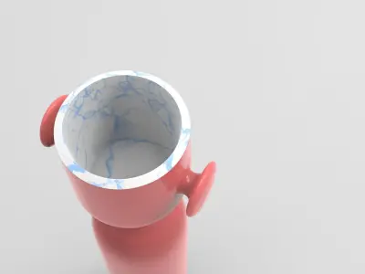 Skol Plant Pot Low-poly 3D model