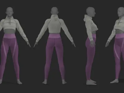 Outfit 81 - Marvelous Designer 3D model