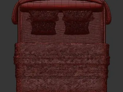 Monza Bed 3D model