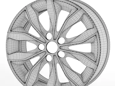 Chevrolet Malibu 2 primier rim 3D model