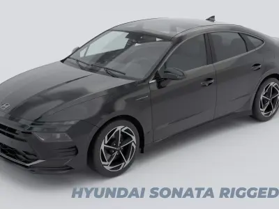 Hyundai Sonata 2023 N-Line 3D model