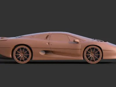 Jaguar XJ220 3D print model