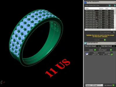 Luxury Men Rings Designs 5MR087 3D print model
