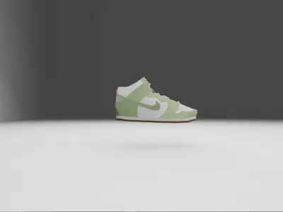 Nike Sportswear DUNK HI RETRO shoes Free low-poly 3D model