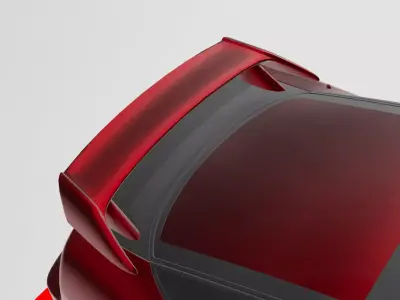 180SX Type X wing for RC 3D print model