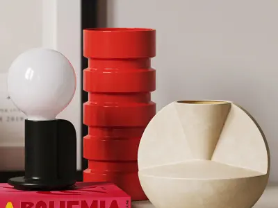 Decor Set 002 3D model