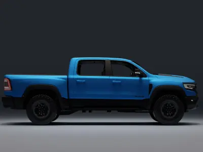 Ram 1500 TRX Low-poly 3D model