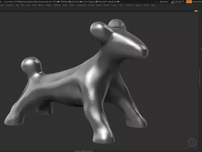 Modern Abstract Decorative sculpture 3d print model 46 3D print model
