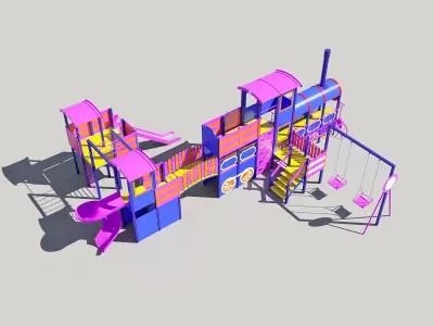 Playground paravoz 3D model