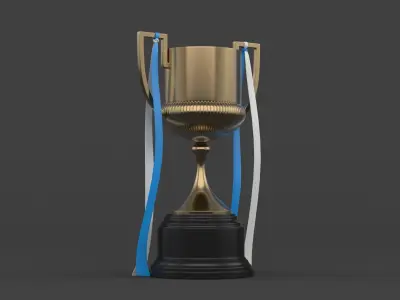 Trophy Cup 3D model 9