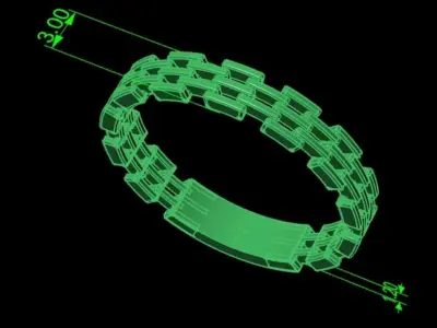 Women ring Gold 18k Free 3D print model