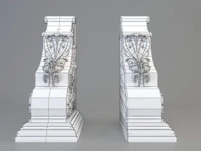 Cantilever CNC 3D print model