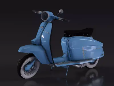 1966 Innocenti Lambretta Li125 Special 3D model