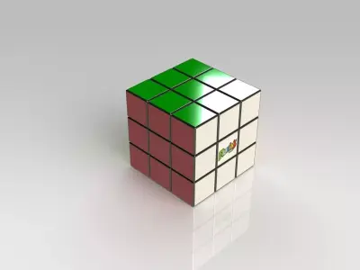 Rubiks Cube Free 3D model