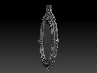 PICTURE FRAME PENDANT 3D print model