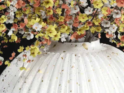 Bouquet of flowers 3D model