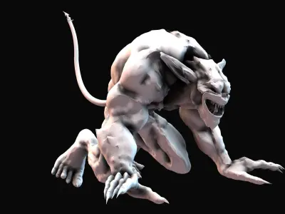Gargoyle Free Sample Free 3D model
