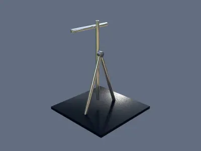 Swinging Sticks Low-poly 3D model