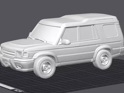Land Rover Discovery 1995 3D Car Model 3D print model