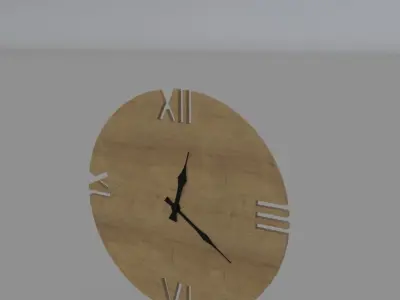 Wall Clock 3D model buy