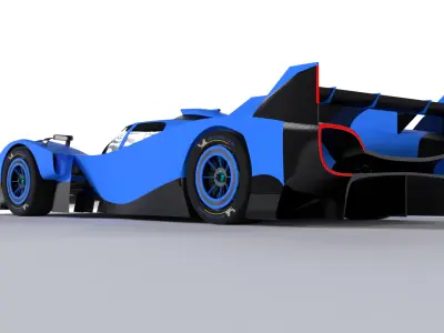 WEC Le Mans Hypercar Concept 3D model