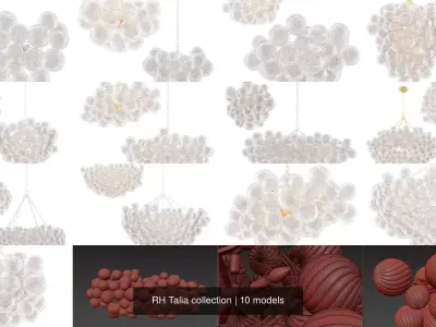 RH Talia collection 3D Model Pack