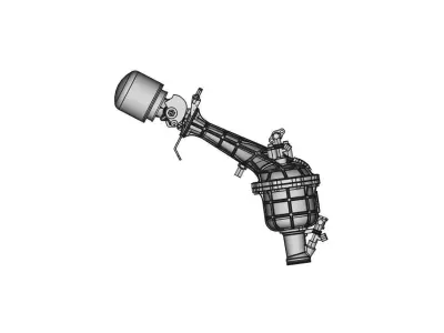 Race car intake system 3D Model 3D print model