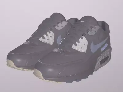 NIKE AIRMAX 90 SHOES PBR Low-poly 3D model