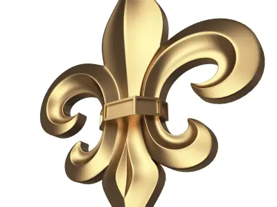 Carved Plaster Molding Decoration 019 Low-poly 3D model