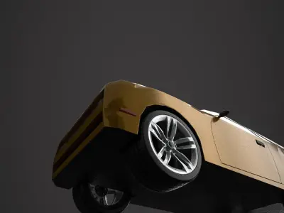 Low Poly - Game Ready 3D Car Low-poly 3D model