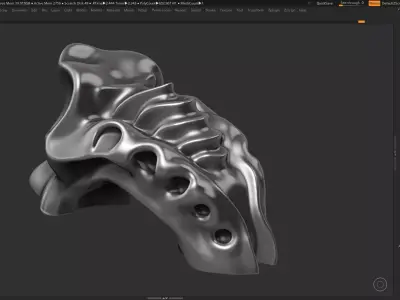 Modern Abstract Decorative sculpture 3d print model 61 3D print model