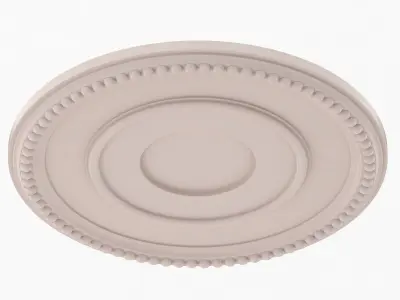 Classic Ceiling Medallion 41 3D model