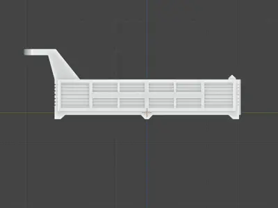 MAN Truck Static Rock Trailer Model for 3D Print 3D print model