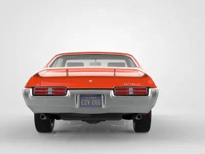 Pontiac GTO The Judge 1969 3D model