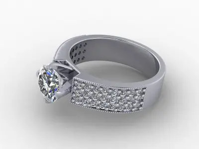 diamond ring 565 3D print model