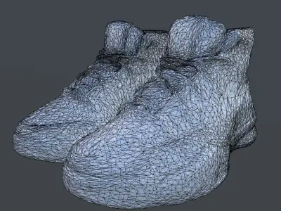 NIKE ZOOM KOBE 1 x UNDEFEATED COLLAB SHOES PBR Low-poly 3D model