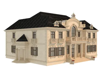architecture luxury villa  3D model