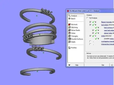 Women Ring 19 3D print model