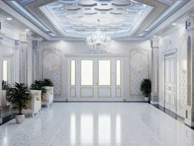Classic hall 3D model