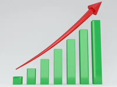 Trend Arrow 01 3D model