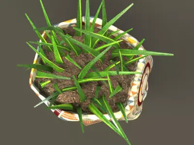 Vase Head Low-poly 3D model