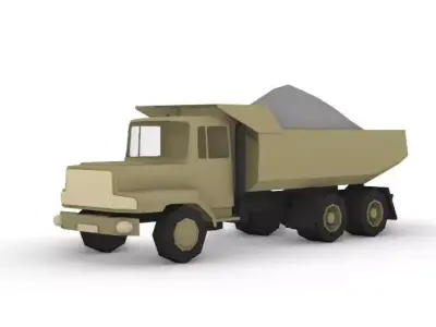 Truck dump 3D model