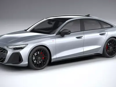 Audi A6 Sedan S-line 2026 3D model