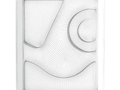 wall decor 3D model 2