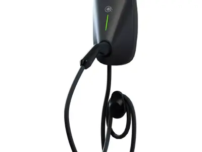 Saro Charging Home Wallbox Low-poly 3D model