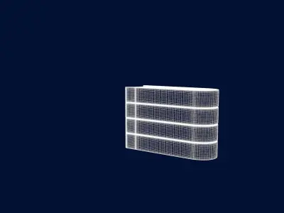 Tecpro Barrier 3D model 3D model